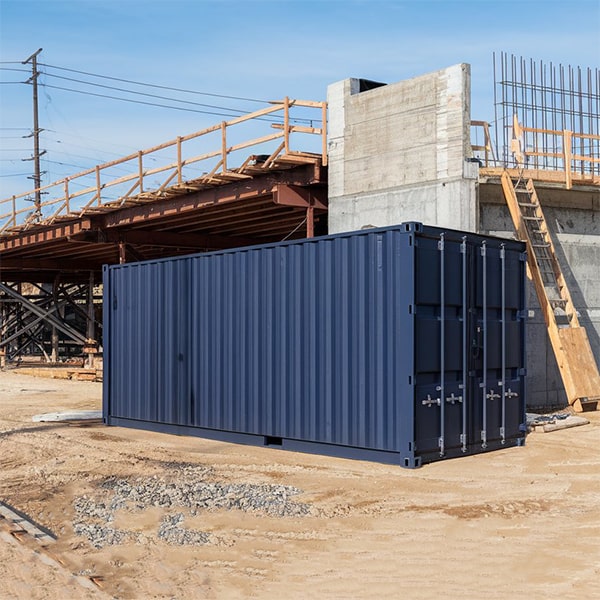 we offer construction site storage containers in multiple sizes to accommodate your specific needs